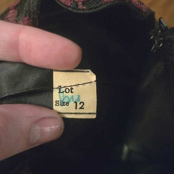 1950s Vintage Lace Party Prom Dress Holiday Christmas - Picture 4 of 8